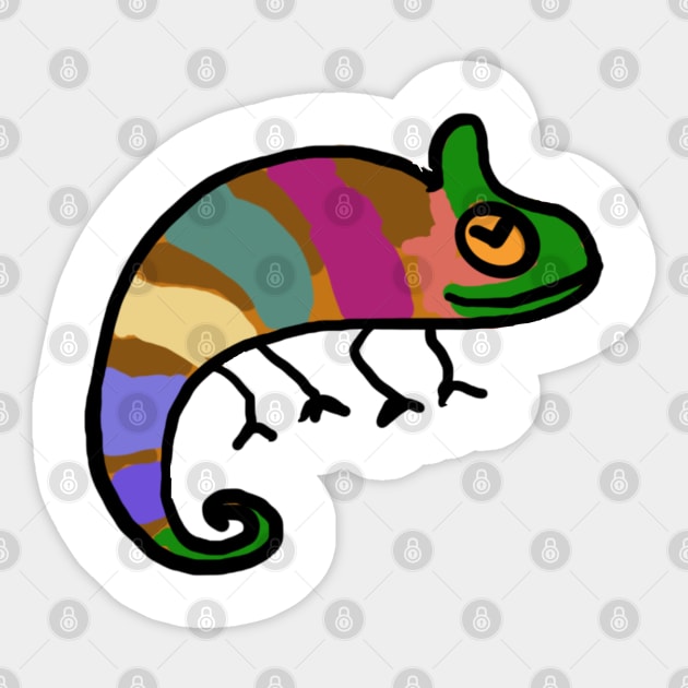 chameleon Sticker by Joker & Angel